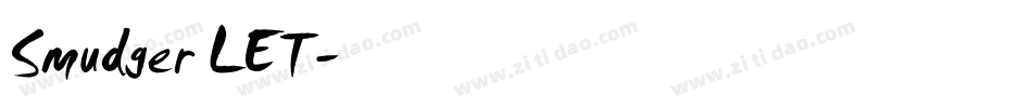Smudger LET字体转换
